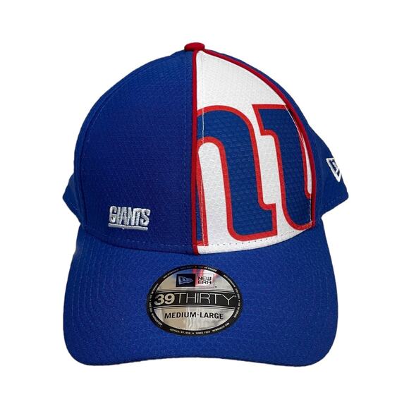 NWT New Era 39THIRTY New York Giants Panel Fitted Hat M/L - Picture 1 of 4